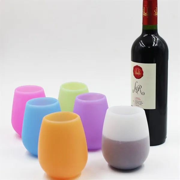 Silicone wine glass