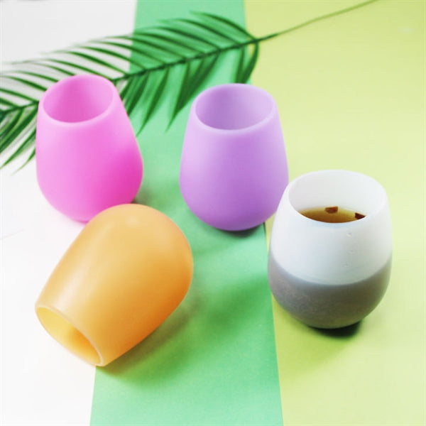 Silicone wine glass
