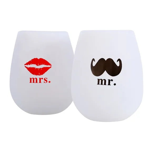 Silicone wine glass