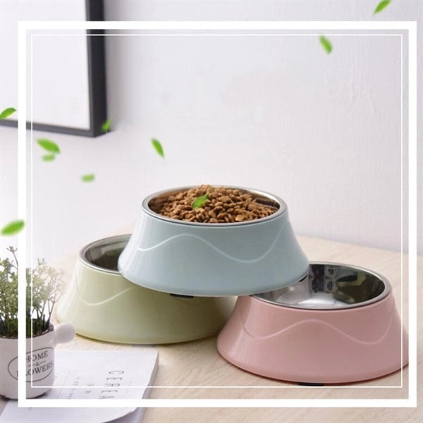 Stainless Steel Detachable Dog Food Water Pet Bowl