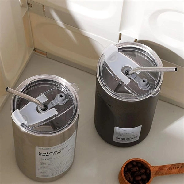 20oz Stainless Steel Straw Double Wall Vacuum-insulated Mug