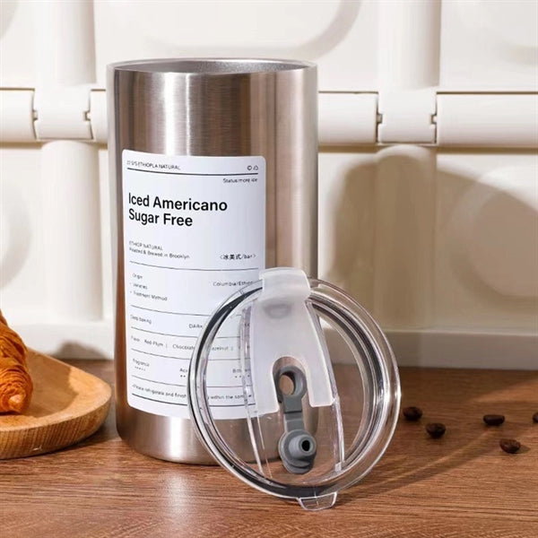20oz Stainless Steel Straw Double Wall Vacuum-insulated Mug