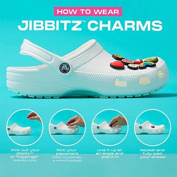 Shaped Shoe Charms PVC Jibbitz Croc