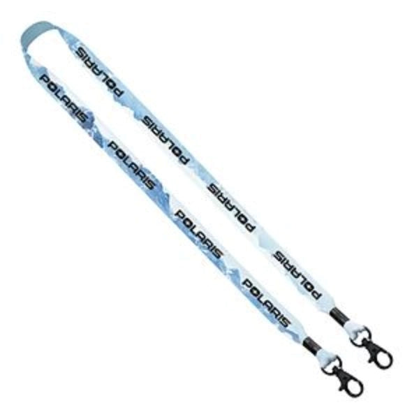 3/8" Open-ended Lanyard Neck ID Badge Holder Flat Cord
