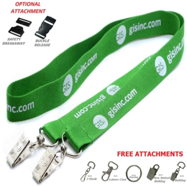 3/8" Open-ended Lanyard Neck ID Badge Holder Flat Cord
