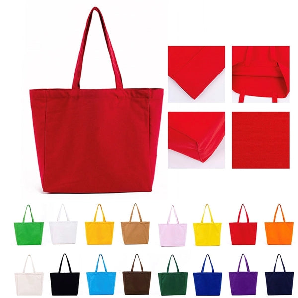 12OZ Cotton Canvas Tote Shopping Bags