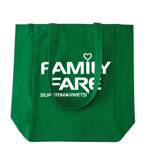 10 Oz. Plain Organic Cotton Canvas Tote Bag