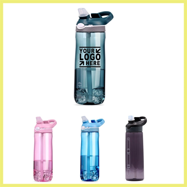 26 Oz. Custom Tritan Sports Bottle w/ Bounce Straw