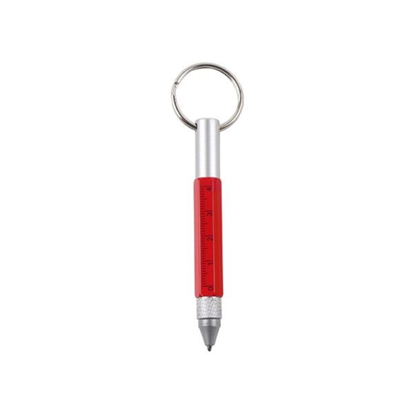 6 in 1 Multifunction Ballpoint Pen with Keychain