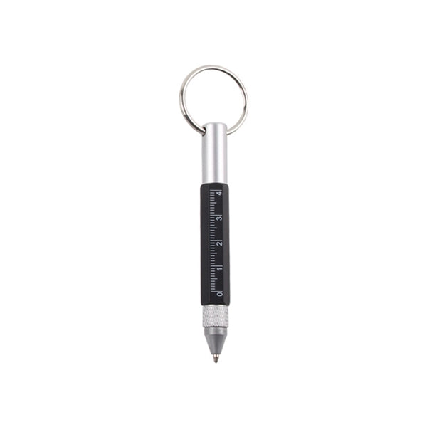 6 in 1 Multifunction Ballpoint Pen with Keychain