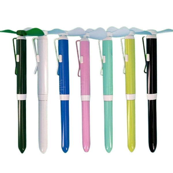 Mini Fan With Metal Ballpoint Pen & Multi-function Electroni