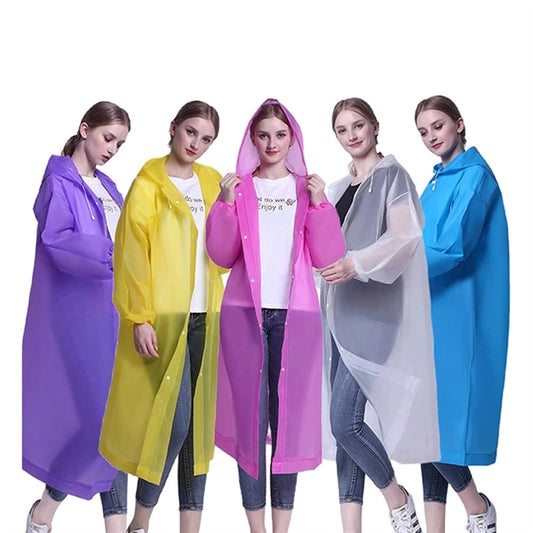 Portable EVA Rain Coats Poncho
