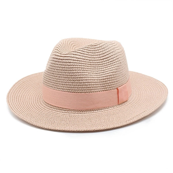 Panama Style Fedora Beach Sun Straw Lifeguard Hat