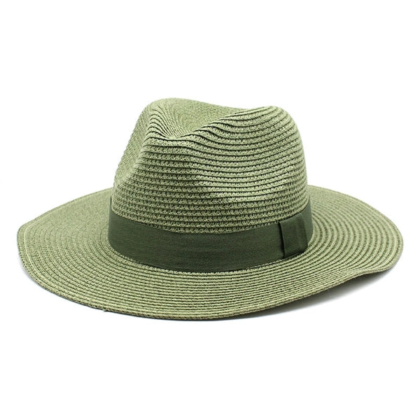 Panama Style Fedora Beach Sun Straw Lifeguard Hat