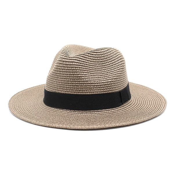 Panama Style Fedora Beach Sun Straw Lifeguard Hat