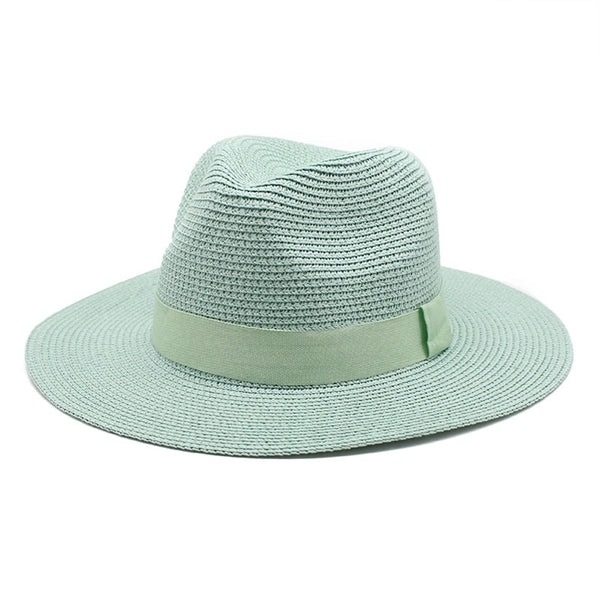 Panama Style Fedora Beach Sun Straw Lifeguard Hat