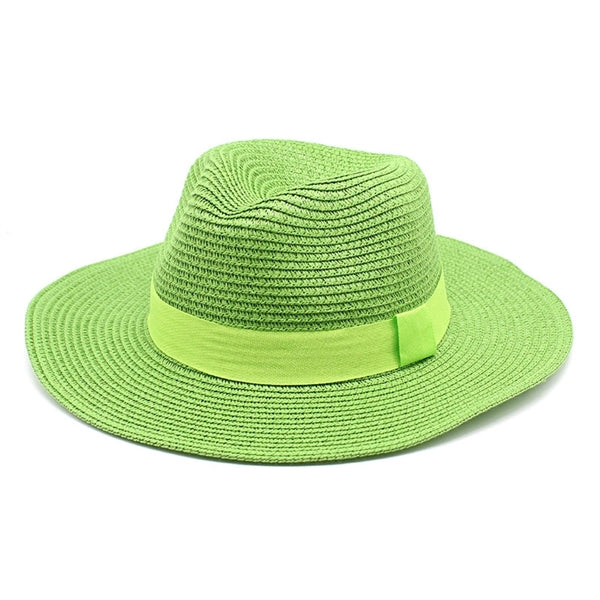 Panama Style Fedora Beach Sun Straw Lifeguard Hat