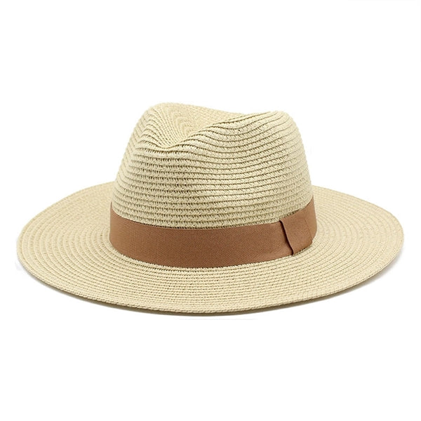 Panama Style Fedora Beach Sun Straw Lifeguard Hat