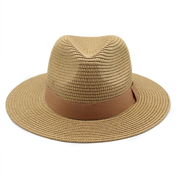 Panama Style Fedora Beach Sun Straw Lifeguard Hat