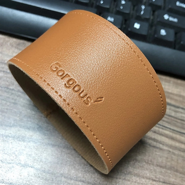 PU Leather Heat Resistant Coffee Cup Sleeve