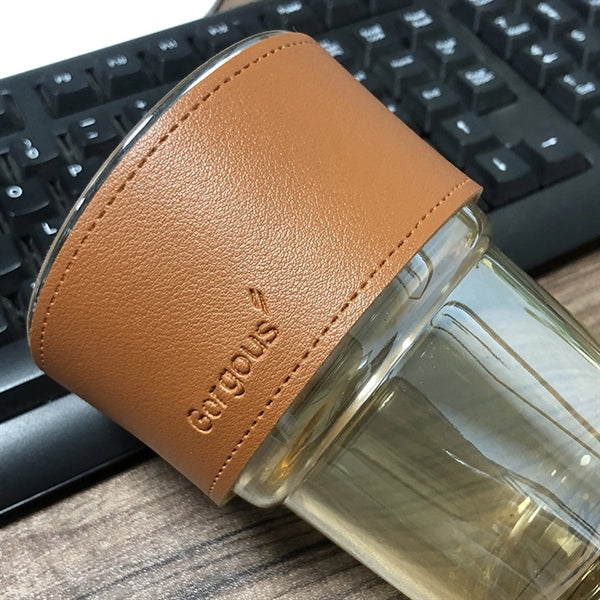 PU Leather Heat Resistant Coffee Cup Sleeve