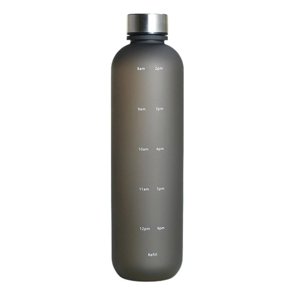 32 oz Frosted Tritan Sports Water Bottle with Time Marker