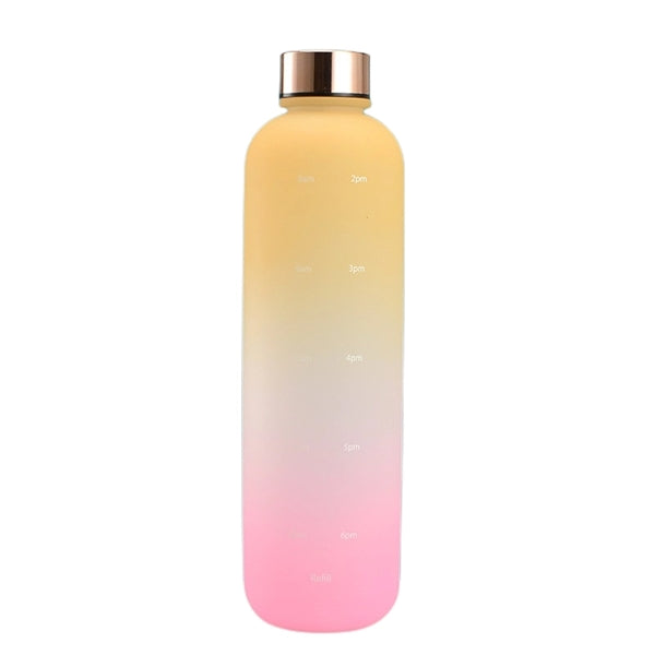 32 oz Frosted Tritan Sports Water Bottle with Time Marker