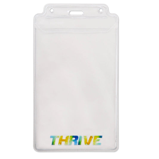 Vertical 1-Pocket Event-Size Badge Holders with Tuck-In Flap