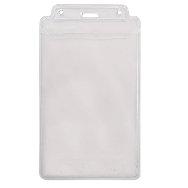 Vertical 1-Pocket Event-Size Badge Holders with Tuck-In Flap
