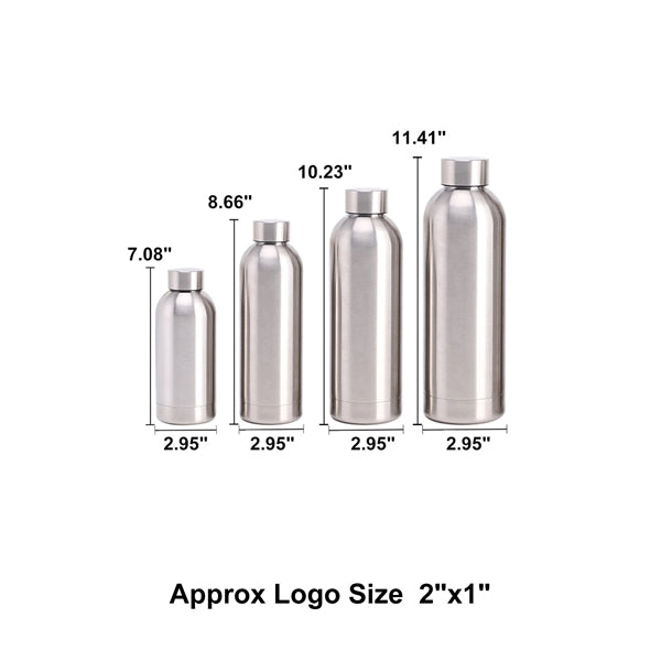 Stainless Steel Water Bottle Narrow Mouth