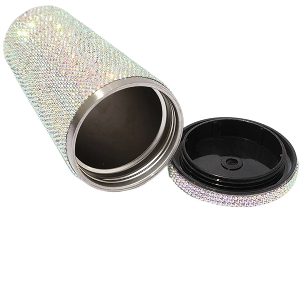 16.9 oz Studded Stainless Steel Tumbler With Lid and Straw