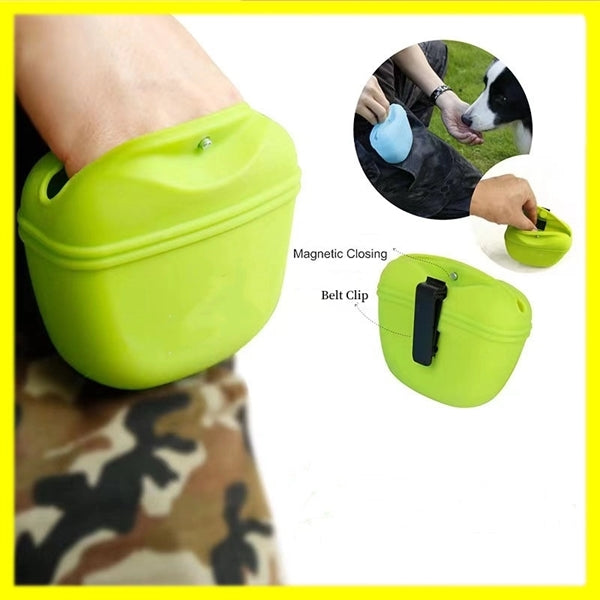 Silicone Pet Outdoor Training Reward Snack Waist Pouch