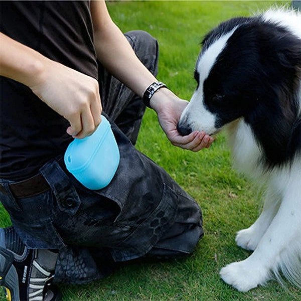 Silicone Pet Outdoor Training Reward Snack Waist Pouch