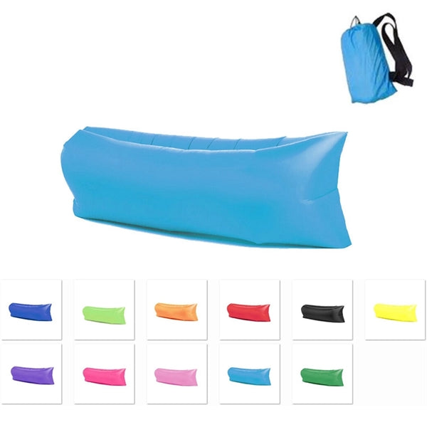 Inflatable Lounger Air Sofa Couch Includes Travel Bag Pouch
