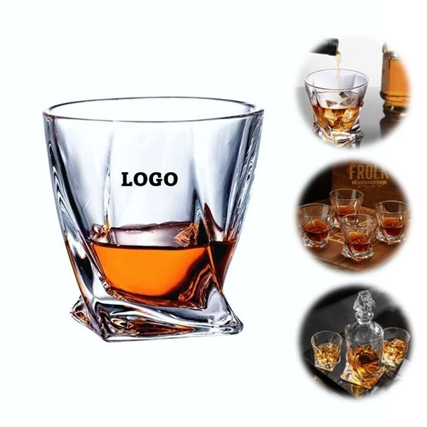 10oz Rock Whiskey Square Glass