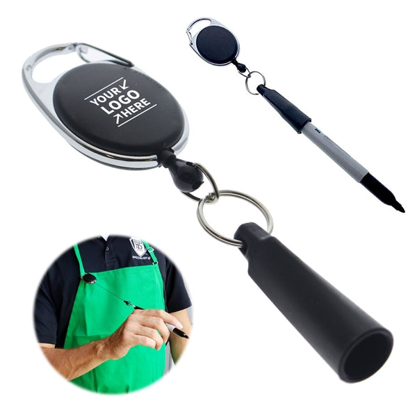 Retractable Pen Holder Reel