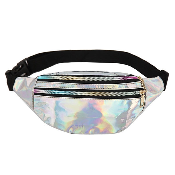 Crossbody Belt Bag Fanny Pack With Zipper