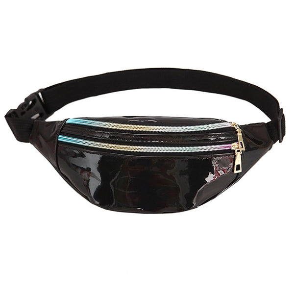 Crossbody Belt Bag Fanny Pack With Zipper