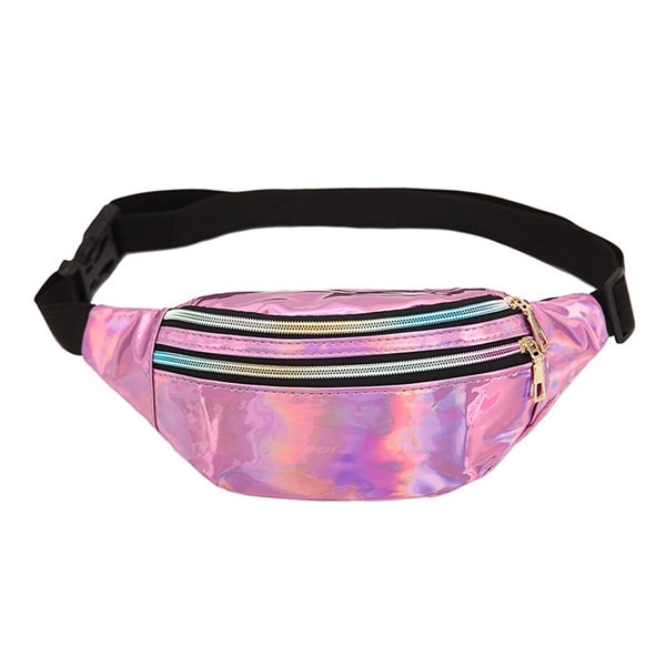 Crossbody Belt Bag Fanny Pack With Zipper