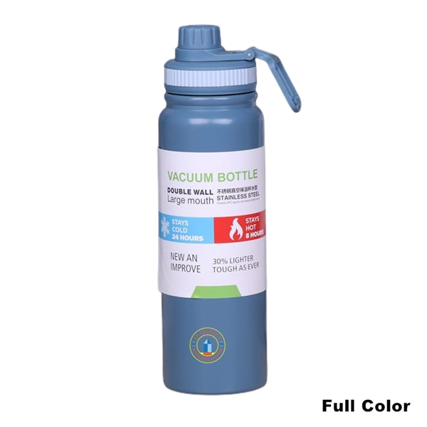 20/27/34 oz Stainless Steel Vacuum Sports Water Bottle