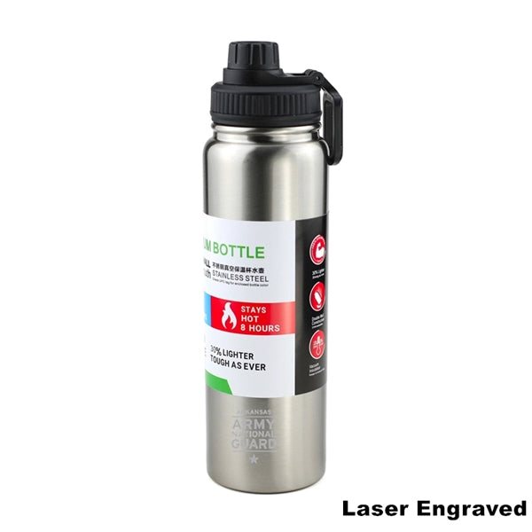20/27/34 oz Stainless Steel Vacuum Sports Water Bottle