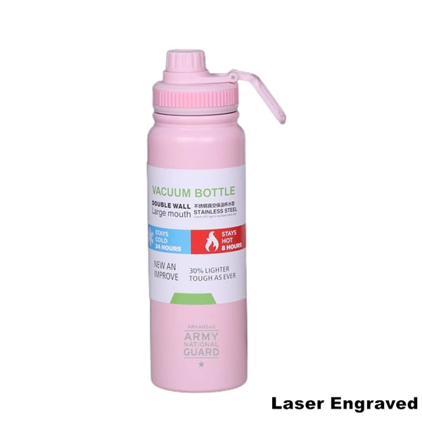 20/27/34 oz Stainless Steel Vacuum Sports Water Bottle