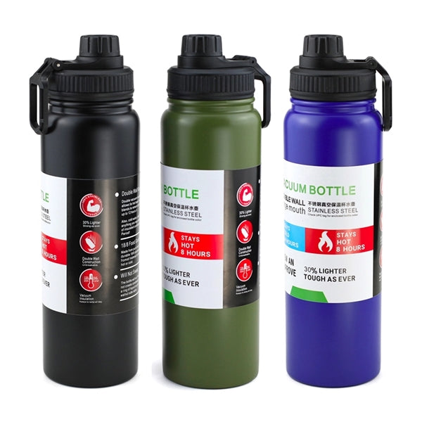 20/27/34 oz Stainless Steel Vacuum Sports Water Bottle