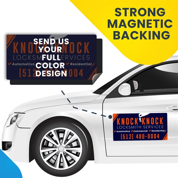 12" x 24" 30 Mil Rectangle Car and Truck Magnet