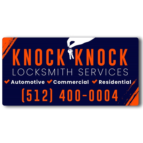 12" x 24" 30 Mil Rectangle Car and Truck Magnet