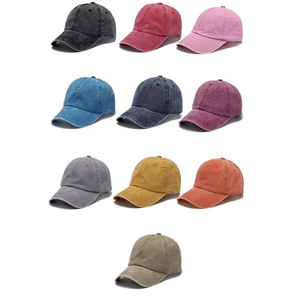 Unisex Cotton Vintage Baseball Cap