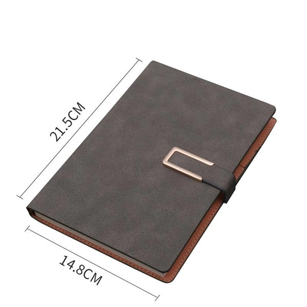 A5 Sheepskin PU Leather Notebook with Magnetic Buckle