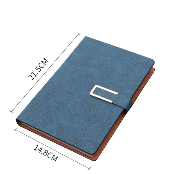 A5 Sheepskin PU Leather Notebook with Magnetic Buckle