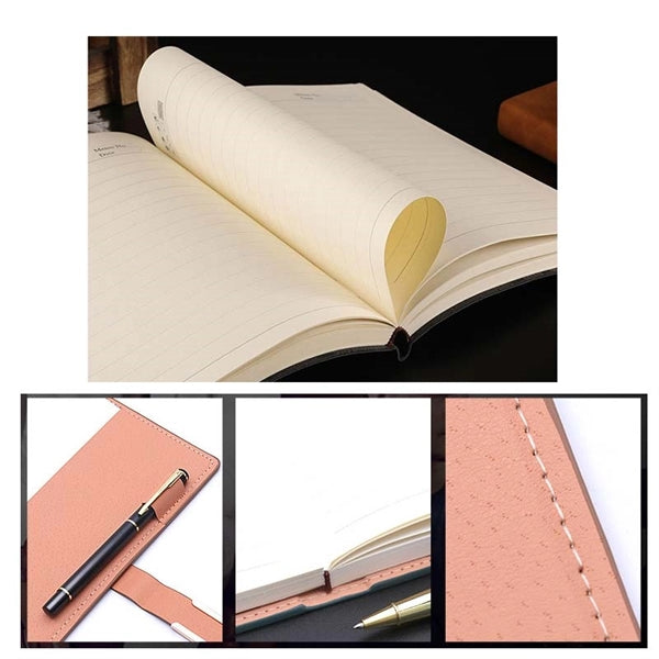 A5 Sheepskin PU Leather Notebook with Magnetic Buckle