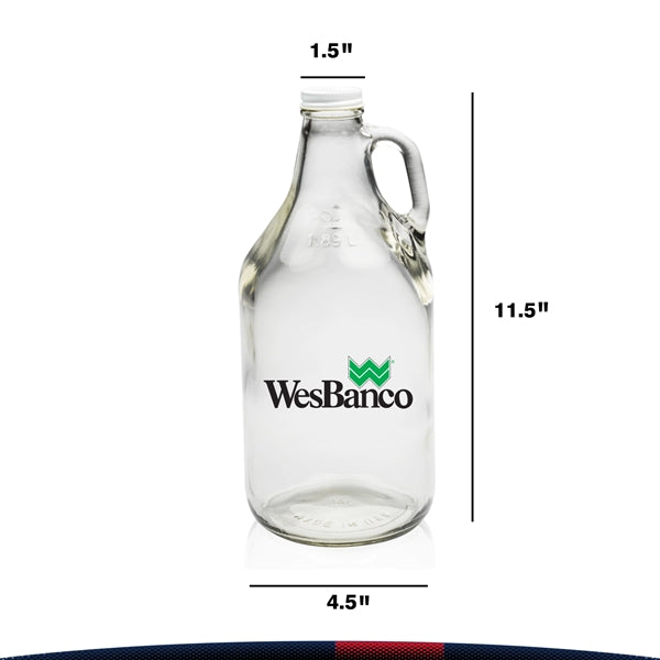 64 oz. Snol Clear Beer Glasses